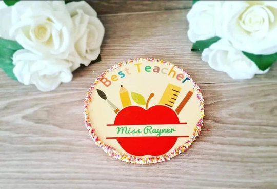 Teachers Gifts/Chocolate End Of Year Personalised Slab School
