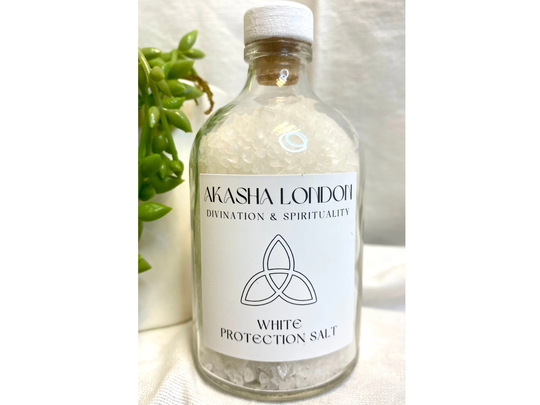 White Protection Salt For Spells & Rituals. Moon Charged Witches Salt. Shop Now