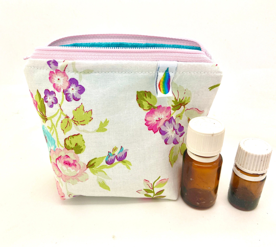 Essential Oil Bag, Holds 6 Bottles Flat Essential Case Gift Storage Case Travel