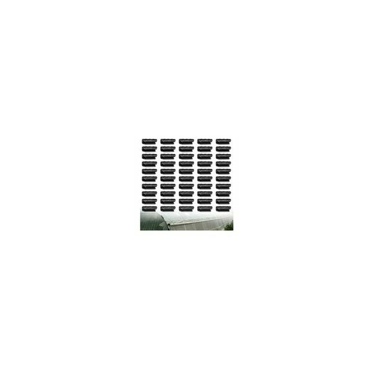 Echoo - Greenhouse Hose Tube Film Clip -50 Pcs -- Clips Buildings Garden Plant Plastic Film Net Hose Fixed Connector Accessories Tools Greenhouse for