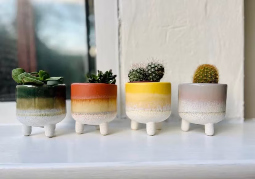 Small Mojave Glaze Ceramic Planter, Sass & Belle