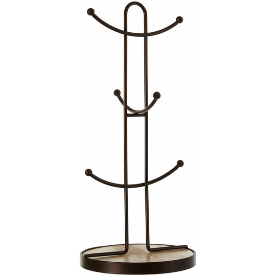 Vertex Bronze Powder Coated 6 Mug Tree - Premier Housewares