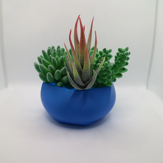 Hexagonal Plant Pot/Planter - Eco-Friendly, Sustainable, Biodegradable Plastic Gift Present 3D Printed 7 Colours