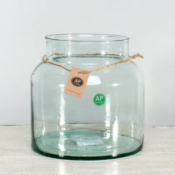 Recycled Glass Medici Jar | 20cm Terrarium Planter Vintage