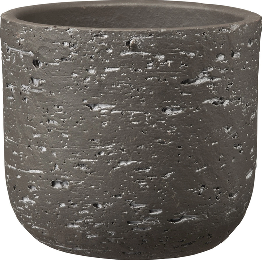 Xl Large Portland Ceramic Pot Wiped Dark Brown | W28 X H24cm - Fast & Free UK Delivery