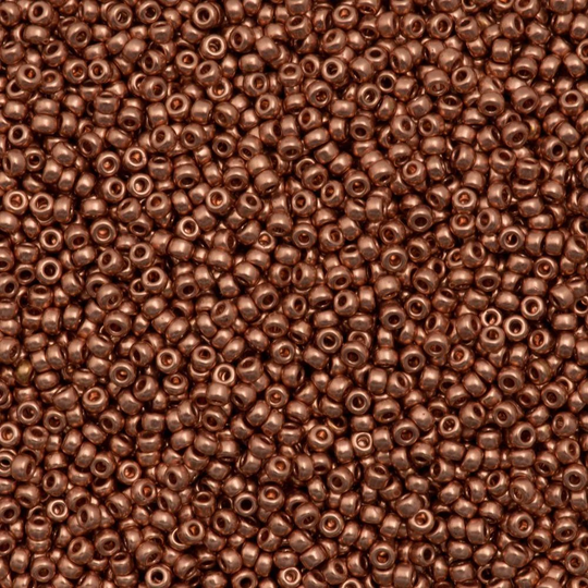 Miyuki Seed Beads 8/0 Bright Copper Plated, 0187