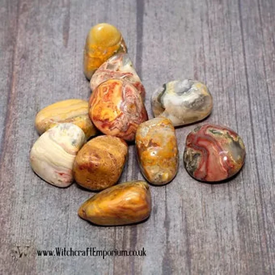 Agate | Crazy Lace - Stone Crystal Gemstone Mineral Pagan Wicca Wiccan Magic Spell Ritual Real Genuine Natural