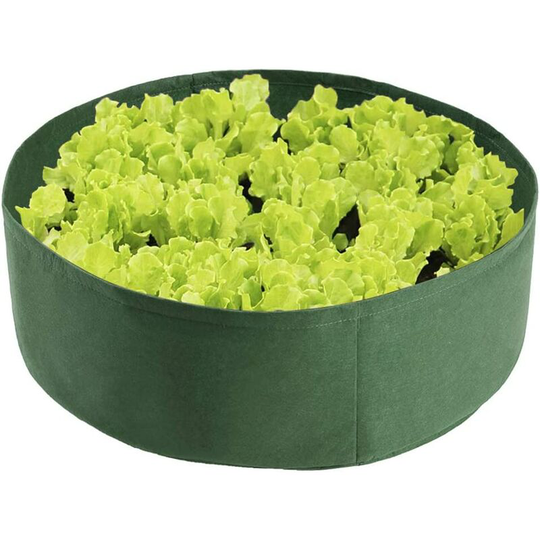 2 Pack 100 Gallon Grow Bags, Heavy Duty Planting Bags Garden Containers, Felt Fabric Pots for Plant Growing Indoor Outdoor (Green)