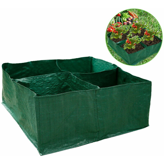Planter Box Square Grow Bags Large Fabric Planting Beds Garden Grow Bags