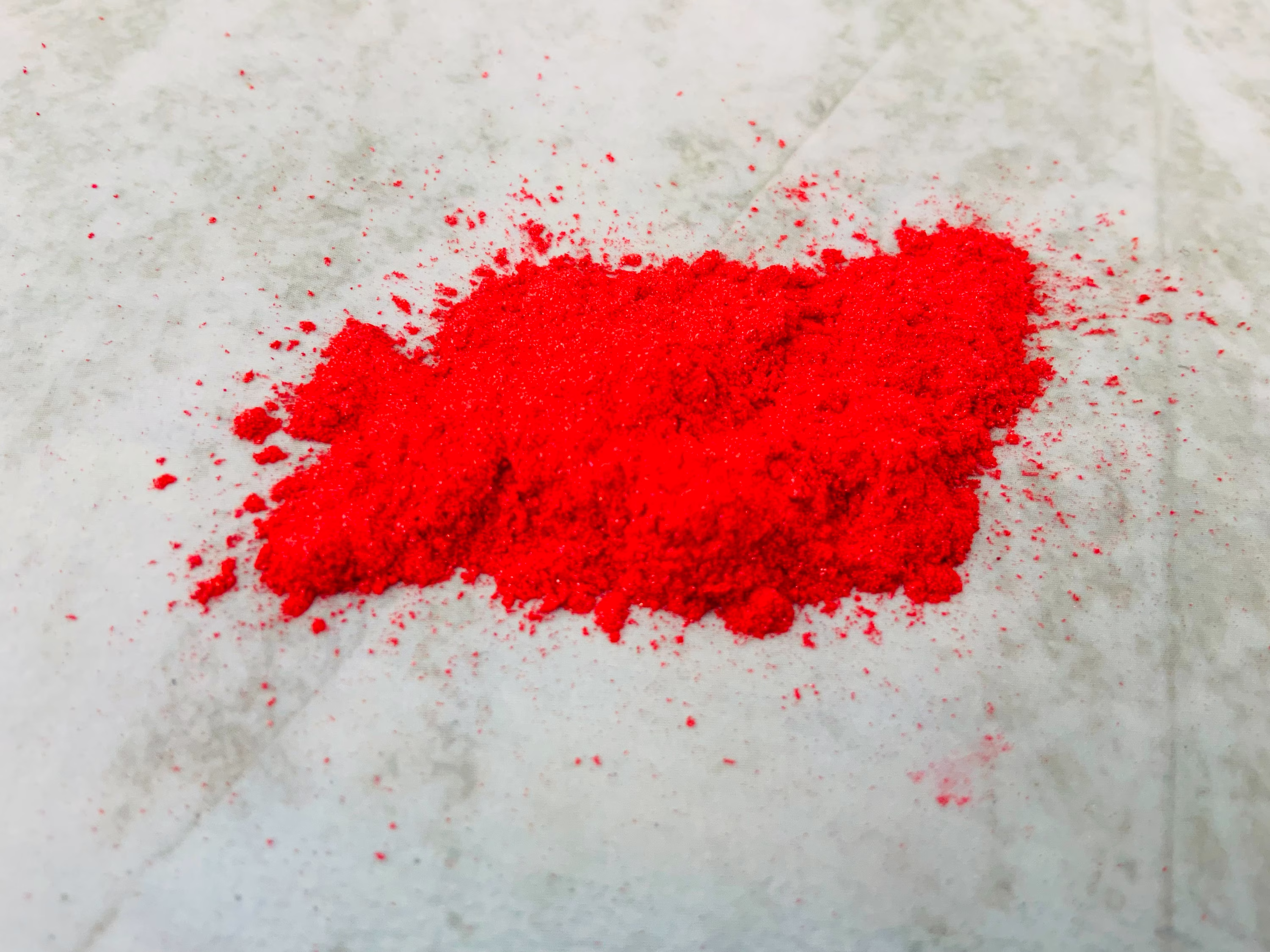 5G Red Mica Powder , Gold Pigment Powders Resin Colour Slime Natural