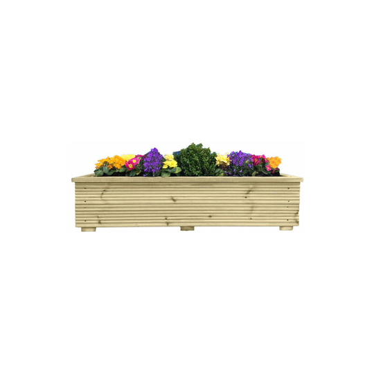 Ruby Uk - Premium Large Decking Planter 1.2m l x 0.4m w x 3 Boards High