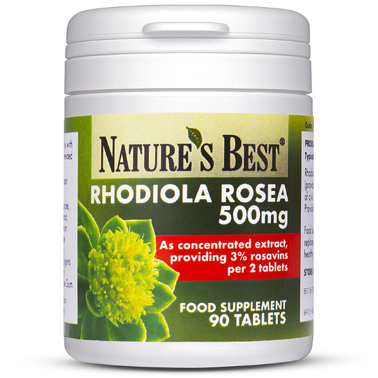 Rhodiola Rosea 500Mg, High Strength Extract 90 Tablets
