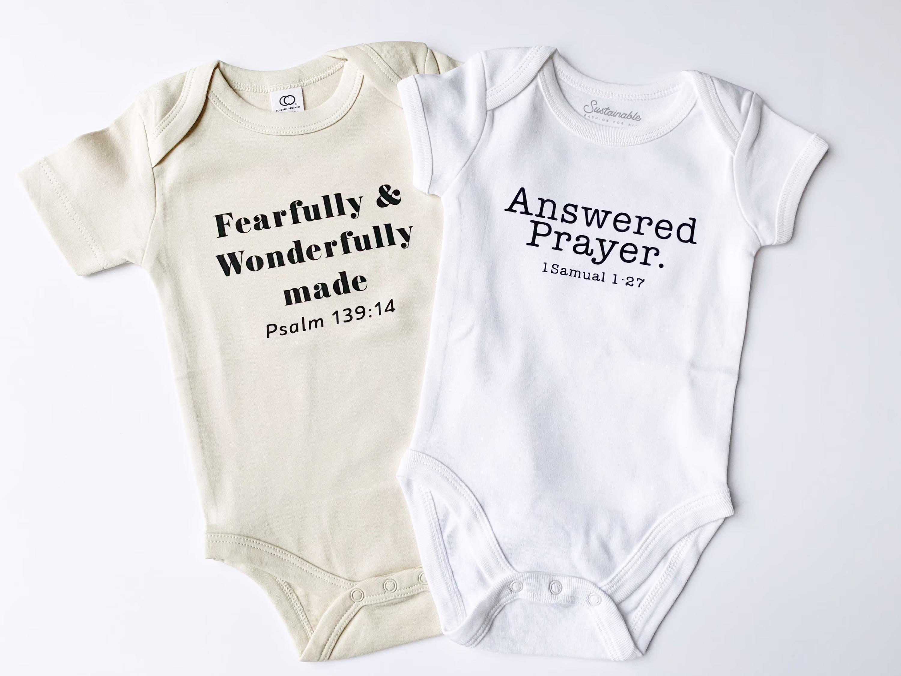 Organic Customized Baby Bodysuits