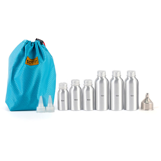 Outdoor Empty Seasoning Bottles Boxes Spice Shakers Jars with Storage Bag for Camping BBQ Picnic, Type E - Type E