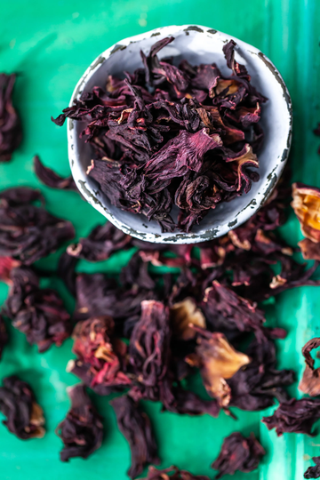 Hibiscus Flowers - Whole Leaf Herbal Tea Food Grade Culinary Natural Colouring For Cocktails, Syrups, Jams, Jellies Etc