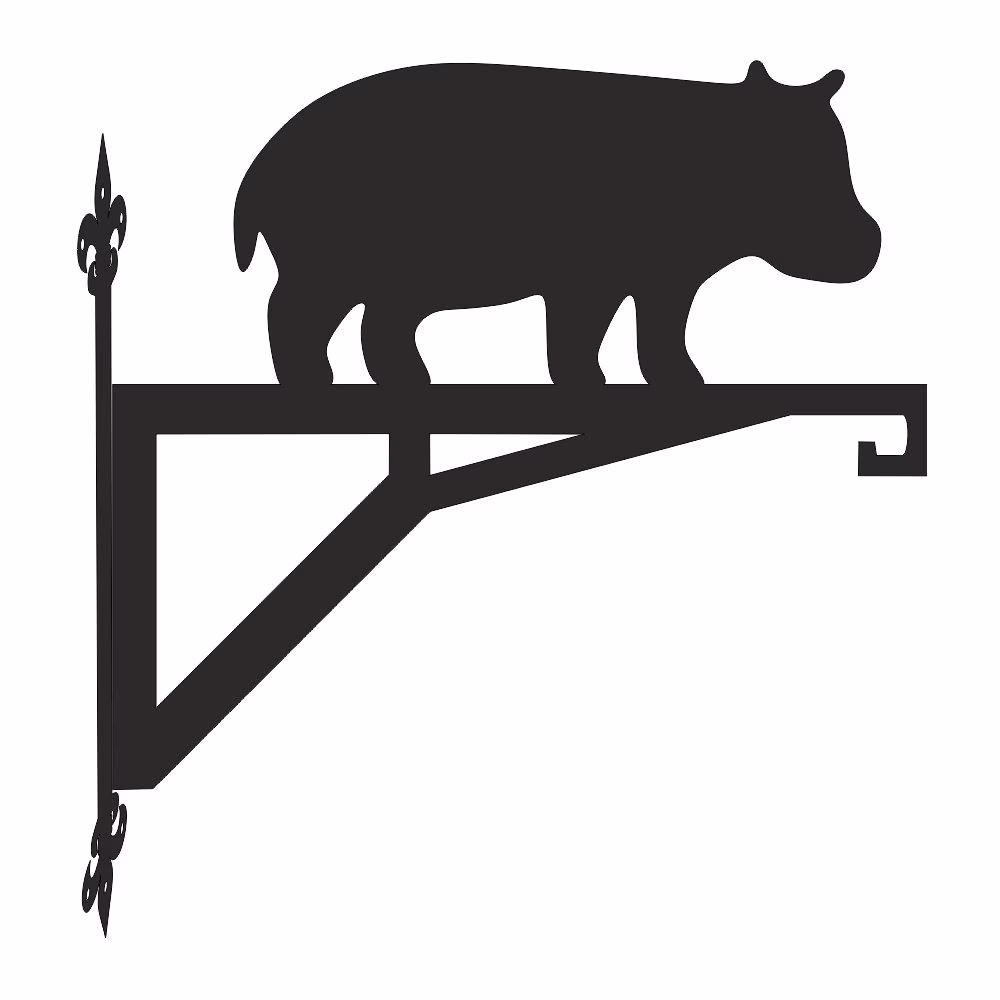 Hippo Modern Contemporary Hanging Bracket