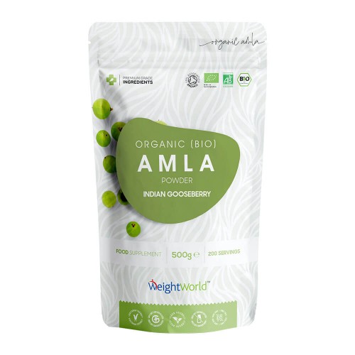 Organic Amla Powder - 500gm - 100% Pure Indian Gooseberries