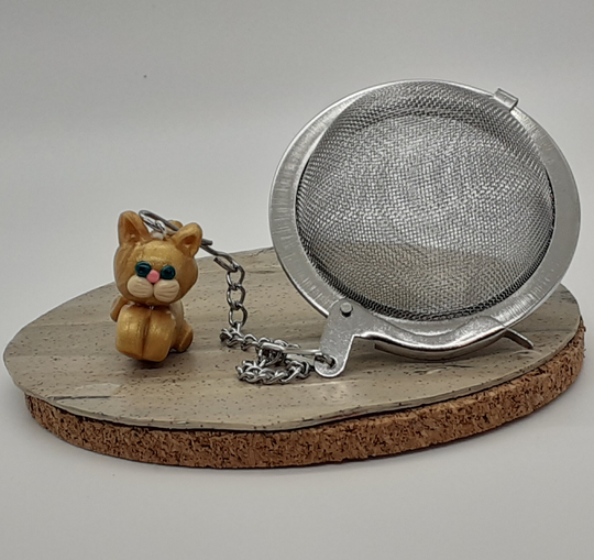 Cat Loose Leaf Tea Infuser Mesh Ball, Novelty Ball
