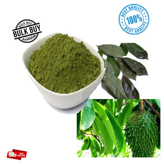 Soursop Leaf/Leaves Ground Powder 100% Pure Organic Graviola/Anona Muricata
