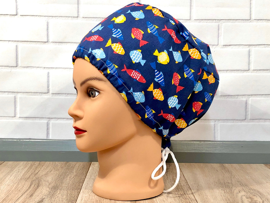 Fish Scrub Cap
