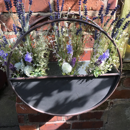 Galvanised Rustic Wall Plater