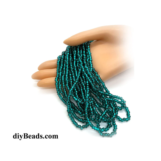 Seed Bead Csb6-57710 Preciosa Czech Glass Beads 6/0 Dark Emerald Silver Lined 20 Grams Diy