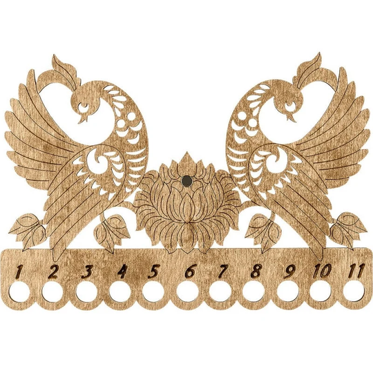 Birds Mouline Thread Organizer Free Shipping Plywood Embroidery Suitable For Dmc Anchor Madeira Gift