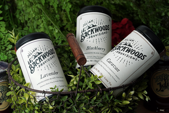 Julian Backwoods Provisions Loose Leaf Tea Canister - 3 Flavors | 2.75 3Oz