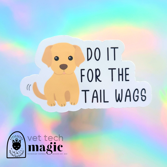 Veterinary Technician Sticker, Vet Tech Nurse Animal Lover, Medicine Week Gift, School Grad Dog