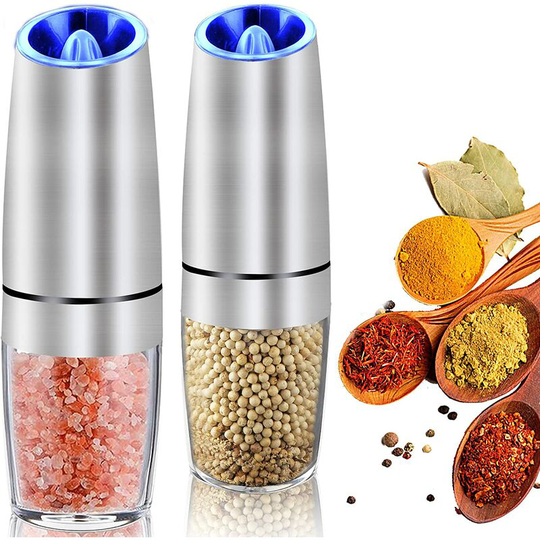 Gravity Electric Salt and Pepper Mill Set,
