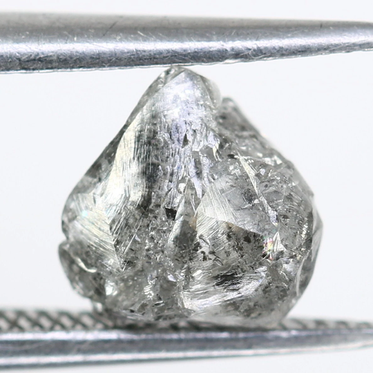 1.07 Ct Raw Uncut Salt & Pepper Diamond