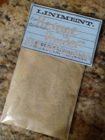 Revenge Dust Powder .5 Ounce Bag Powerful Herbs