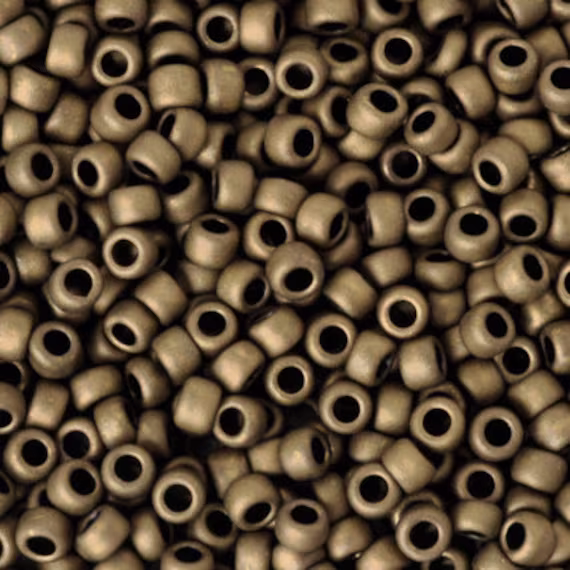 Seed Beads-15/0 Round-702 Matte-Color Dark Copper-Toho-7 Grams