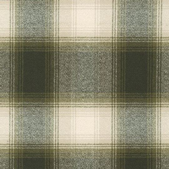 Organic Flannel , Srkf-20528-169 Earth From Mammoth Collection, Plaid Flannel, Apparel Fabric, Fabric By Yards, Robert Kaufman