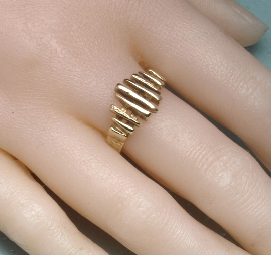 Unusual Organic Gold Ring