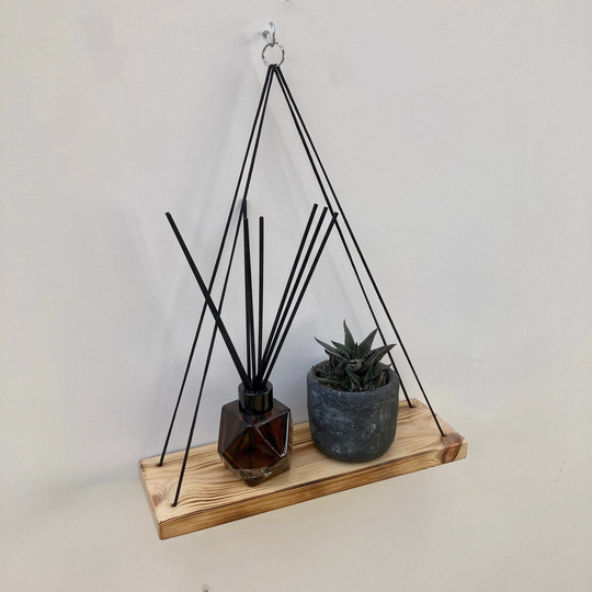 Rustic Hanging Shelves, Floating Shelf, Shelving For Kitchen, Bathroom, Living Room, Bedroom, Bar, Reclaimed Wooden Wall Decor