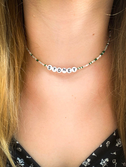 Custom Seed Bead Necklace