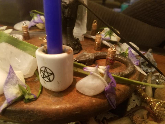 Full Moon Herbal Spell Vial