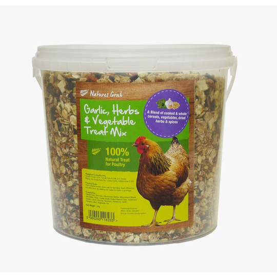 Nature's Grub - Natures Grub Garlic Herbs & Vegetable Treat Mix - 1.2 Kg