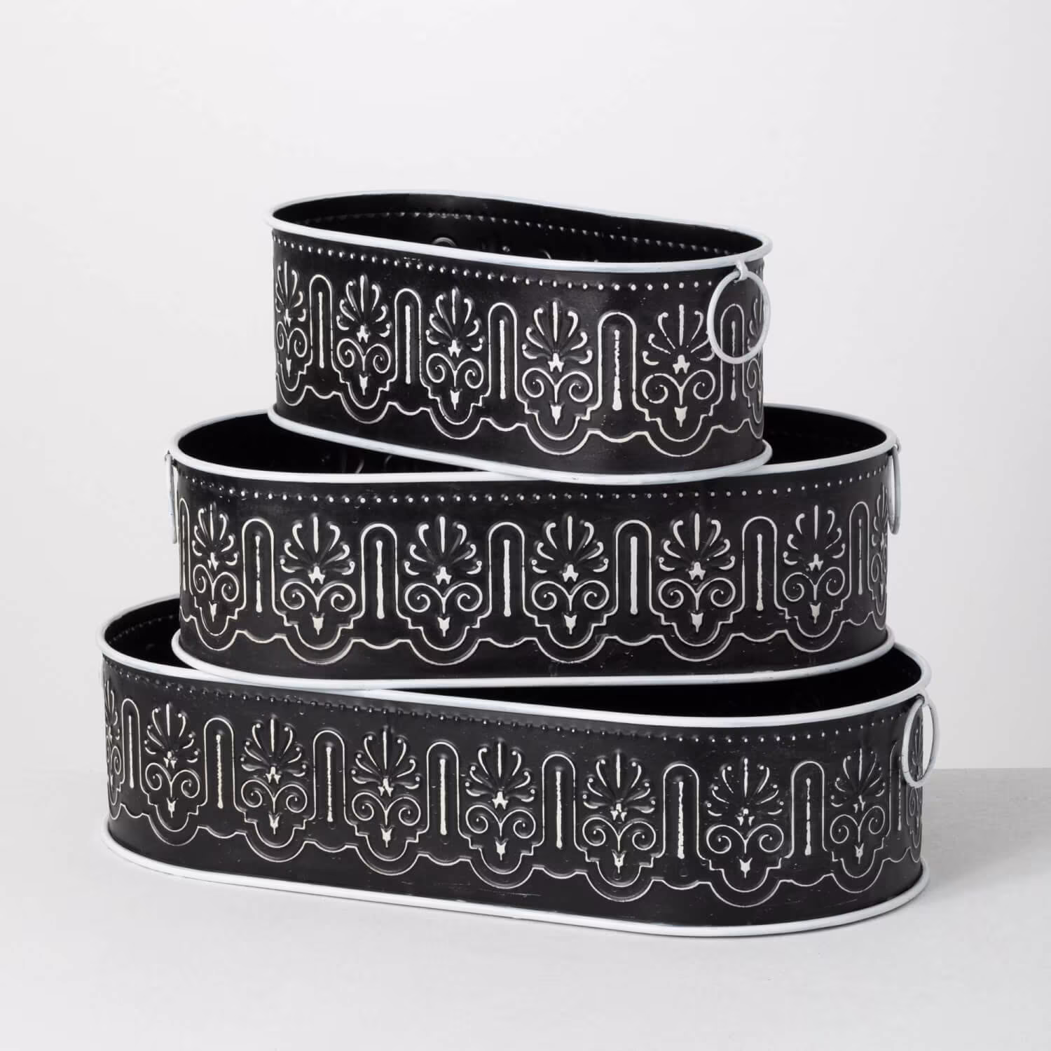 Patterned Planter Seto Of 3