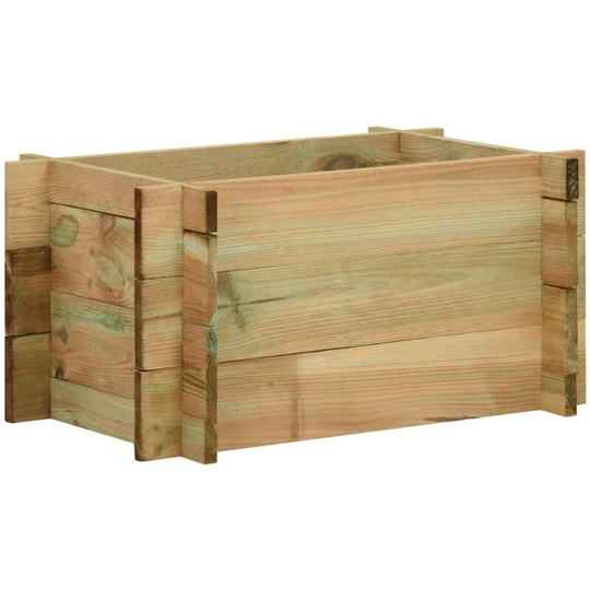 Garden Raised Vegetable Bed Impregnated Pinewood 40 cm Vidaxl Brown