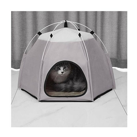 Portable Foldable Pet Tent, Waterproof Cat Dog Kennel, Four Seasons Pet Camping Tent, Washable Pet House