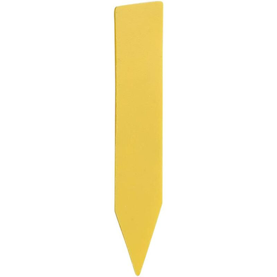 200pcs Plastic Plant name tag Flower tag marker Seed name Stake tags nursery seedling tags for Potted Garden Herbs Flowers vegetables (Yellow)