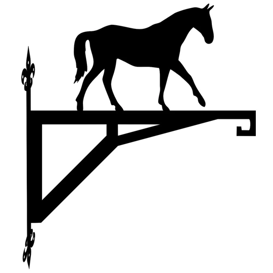 Horse Walking Modern Contemporary Hanging Bracket
