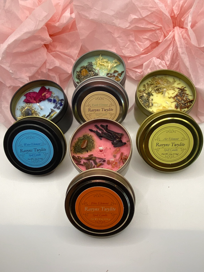 Element Candle Bundle - Altar Ritual Circle Casting Bundle-Meditation