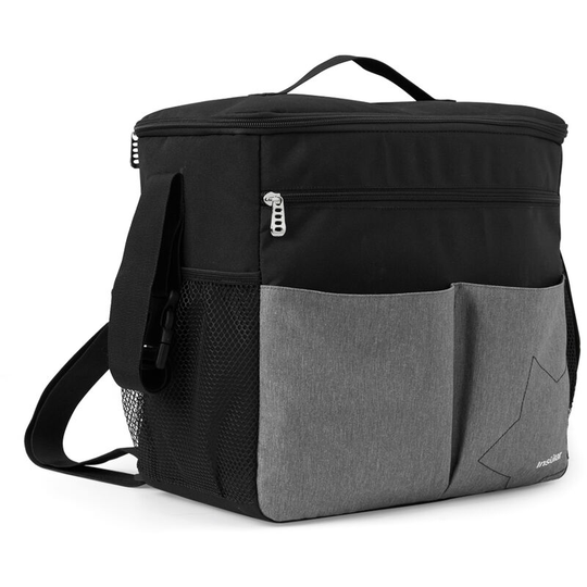 insular Diaper Bag Large Capacity Waterproof Multi-function Mommy Bag for Baby Clothes Diaper Nappy Milk Powder Bottle Tissue Travelling Storage Bag