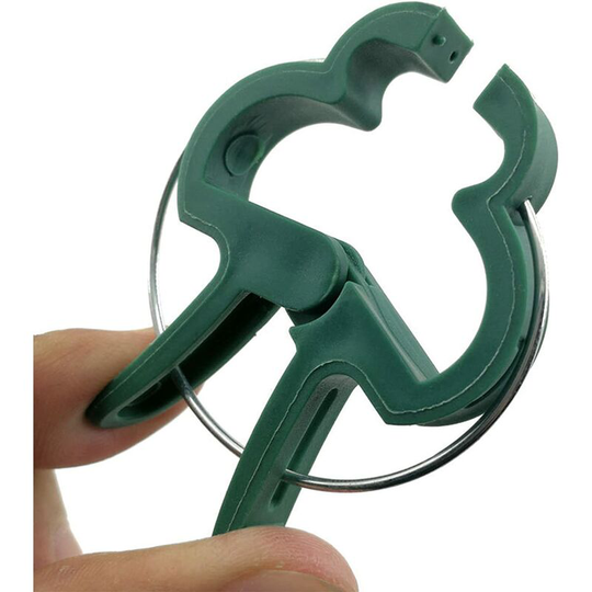 Durable Plant Clips, Garden Support Clip, 100 Pieces Garden Plant Clips with 30 Adjustable Plant