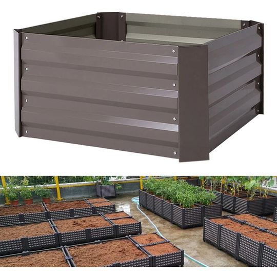 Livingandhome - Garden Planter Raised Bed Outdoor Vegetable Plants Flowers Pots Box, m