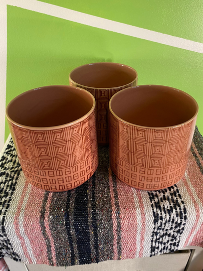 Pink & Brown Planter
