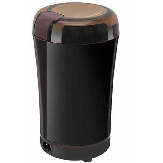Electric Coffee Grinder Stainless Steel Electric Coffee Bean Grinder Mini Multifunctional Grain Mill for Spices Nuts Grains Dry Herb (Black-UK Plug)